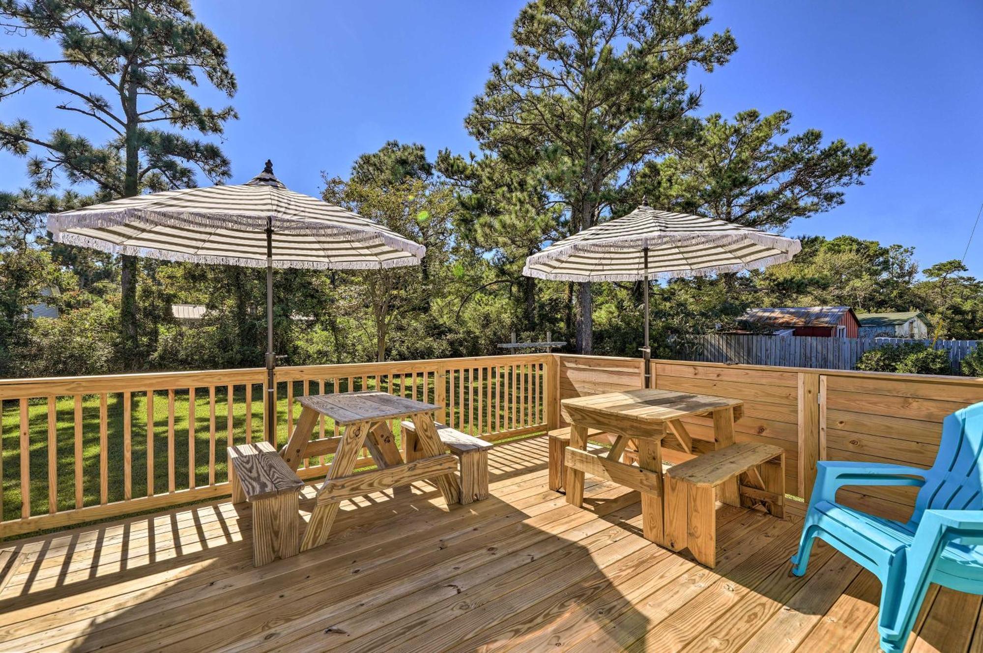 The Willowberry House With Deck And Grill! Harkers Island Bagian luar foto