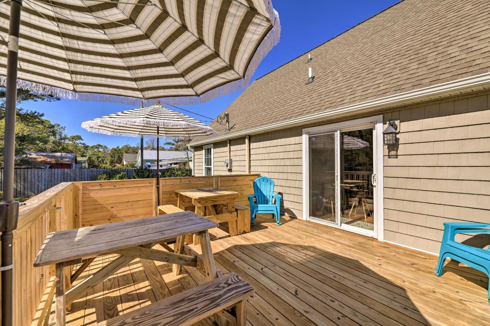 The Willowberry House With Deck And Grill! Harkers Island Bagian luar foto